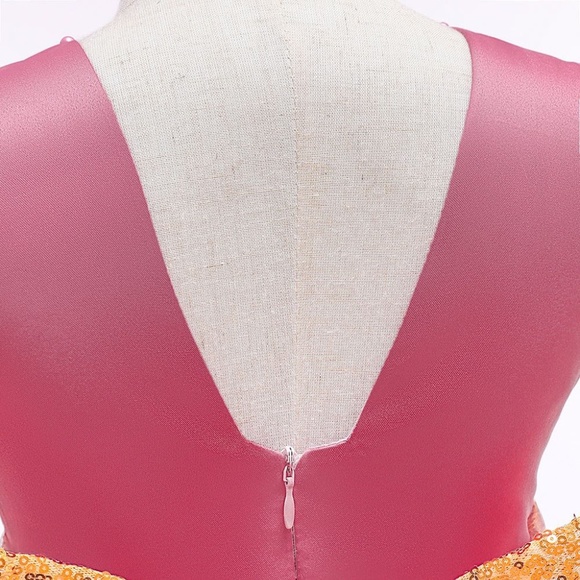 Boutique Luxury Flower Girl Lace Wedding Birthday Dress 5025 - Picture 6 of 8